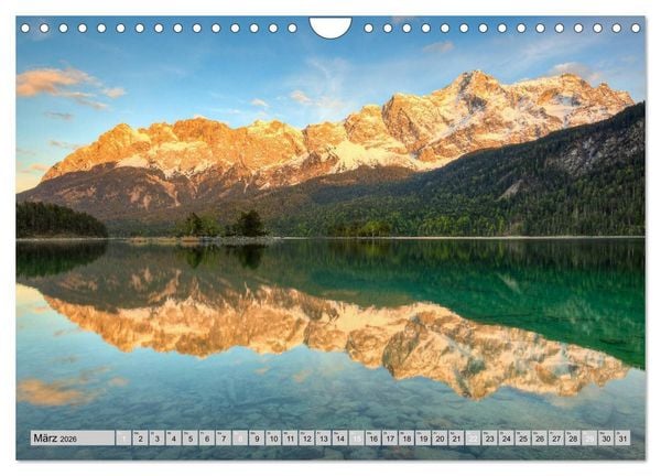 Produktbild: Wundersch&ouml;nes Bayern (Wandkalender 2026 DIN A4 quer), CALVENDO Monatskalender