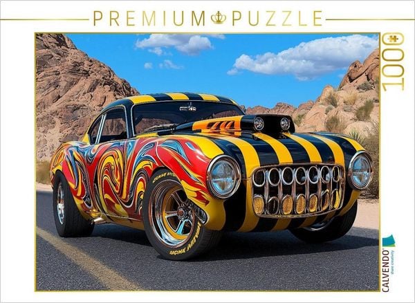 Produktbild: CALVENDO Puzzle Mein Flitzer l&auml;dt schneller als mein Handy | 1000 Teile Lege-Gr&ouml;&szlig;e 64x48cm Foto-Puzzle f&uuml;r gl&uuml;ckliche Stunden