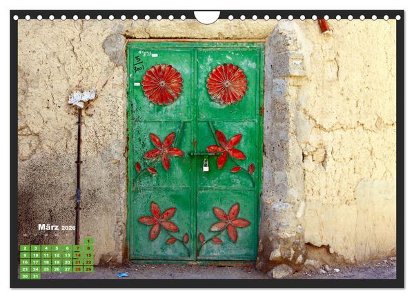 Produktbild: OMAN - Farbenfrohe orientalische T&uuml;ren (Wandkalender 2026 DIN A4 quer), CALVENDO Monatskalender