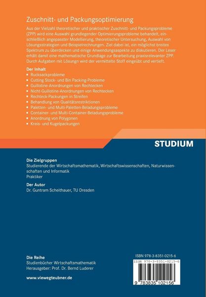 Produktbild: Zuschnitt- und Packungsoptimierung