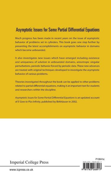 Produktbild: Asymptotic Issues For Some Partial Differential Equations