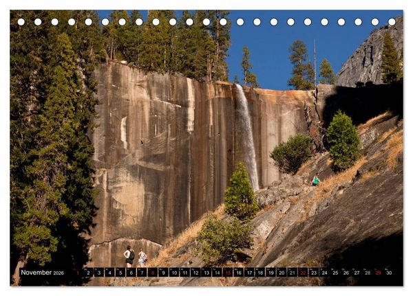 Produktbild: Yosemite - USA (Tischkalender 2026 DIN A5 quer), CALVENDO Monatskalender