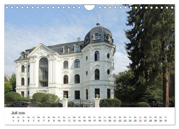 Produktbild: Wiesbaden - Stadt der Villen (Wandkalender 2026 DIN A4 quer), CALVENDO Monatskalender