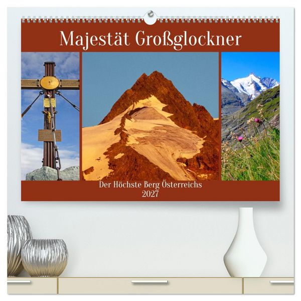 Produktbild: Majest&auml;t Gro&szlig;glockner (hochwertiger Premium Wandkalender 2027 DIN A2 quer), Kunstdruck in Hochglanz