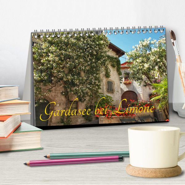 Produktbild: Gardasee bei Limone (Tischkalender 2026 DIN A5 quer), CALVENDO Monatskalender