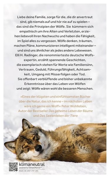 Produktbild: Die Weisheit der W&ouml;lfe