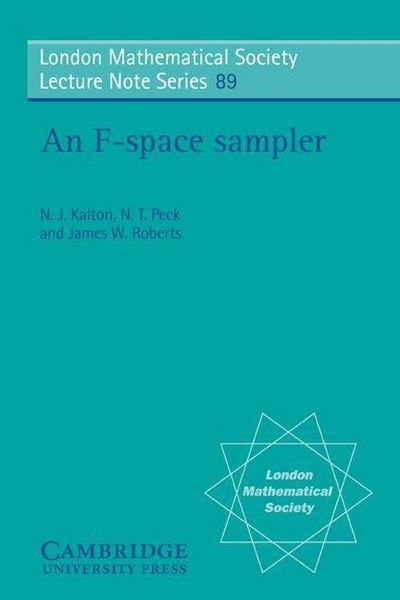 Produktbild: An F-Space Sampler