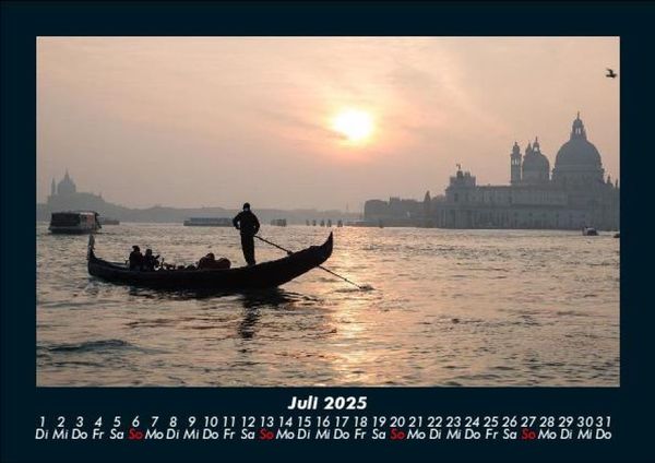 Produktbild: Venedig 2025 Fotokalender DIN A5
