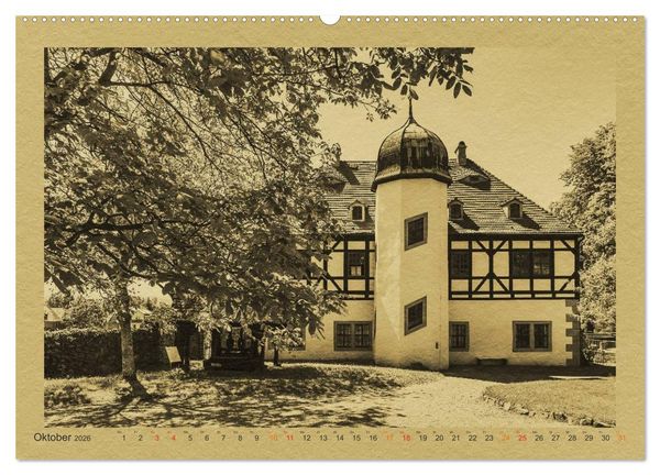 Produktbild: Radebeul - Ein Kalender im Zeitungsstil (hochwertiger Premium Wandkalender 2026 DIN A2 quer), Kunstdruck in Hochglanz