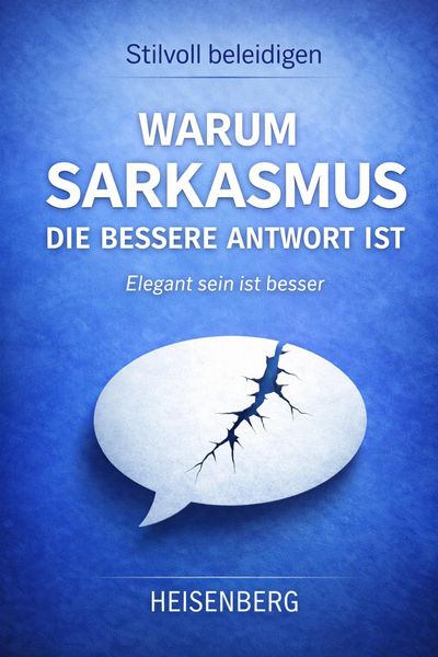 Produktbild: Stilvoll beleidigen - Warum Sarkasmus die bessere Antwort ist