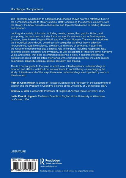 Produktbild: The Routledge Companion to Literature and Emotion
