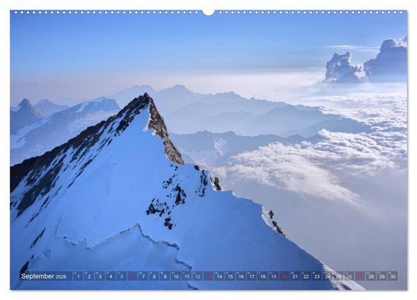 Produktbild: Monte Rosa (hochwertiger Premium Wandkalender 2026 DIN A2 quer), Kunstdruck in Hochglanz