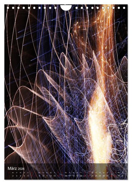 Produktbild: FEUERWERK - Lichtspiele (Wandkalender 2026 DIN A4 hoch), CALVENDO Monatskalender