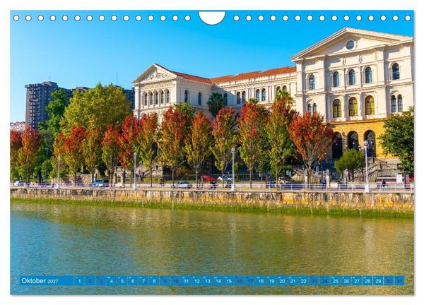 Produktbild: Buntes Bilbao (Wandkalender 2027 DIN A4 quer), CALVENDO Monatskalender