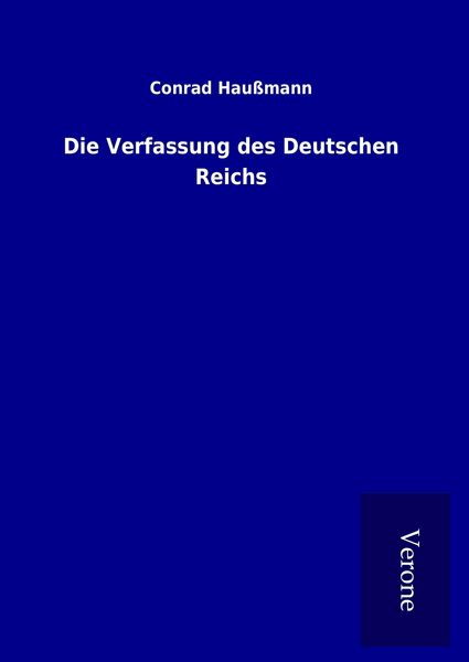 Produktbild: Die Verfassung des Deutschen Reichs