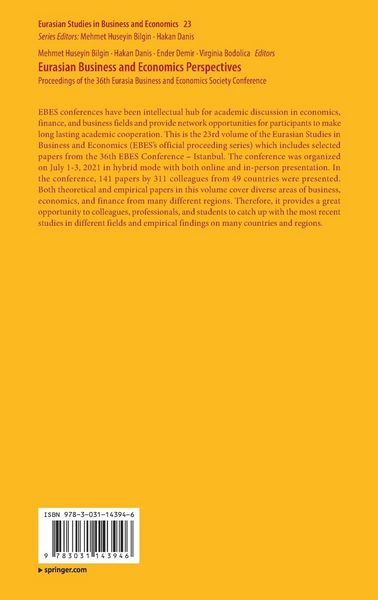 Produktbild: Eurasian Business and Economics Perspectives