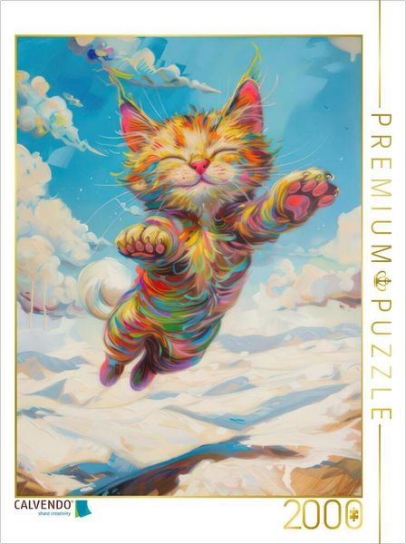 Produktbild: CALVENDO Puzzle Welt der Katzen | 2000 Teile Lege-Gr&ouml;&szlig;e 90x67cm Foto-Puzzle f&uuml;r gl&uuml;ckliche Stunden