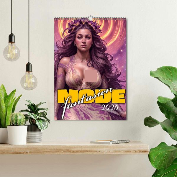 Produktbild: Modefantasien (Wandkalender 2026 DIN A3 hoch), CALVENDO Monatskalender