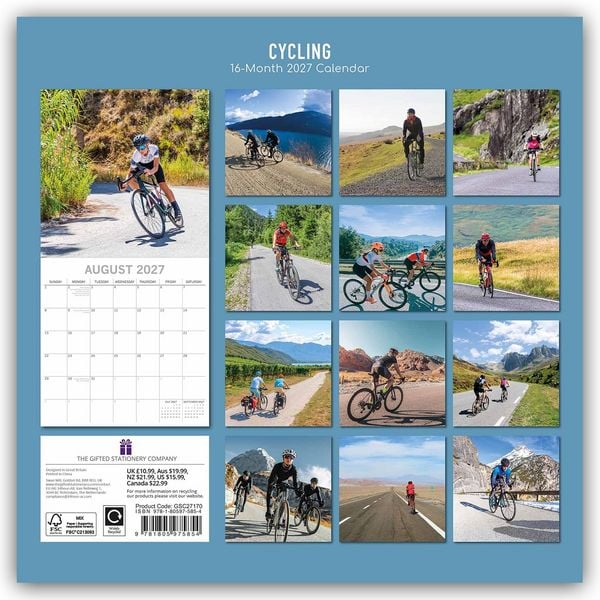 Produktbild: Cycling &ndash; Fahrradfahren &ndash; Fahrrad &ndash; Radsport 2027 &ndash; 16-Monatskalender