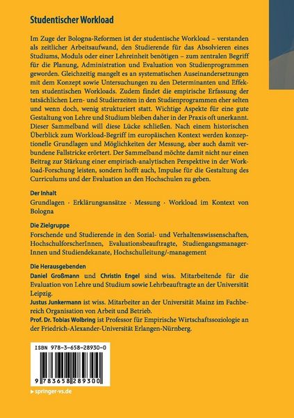 Produktbild: Studentischer Workload