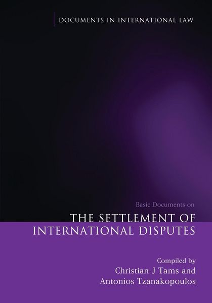 Produktbild: The Settlement of International Disputes