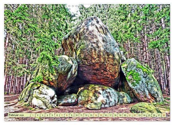 Produktbild: Verwunschene Waldtr&auml;ume: Ein Kalender voller Magie (Wandkalender 2026 DIN A3 quer), CALVENDO Monatskalender