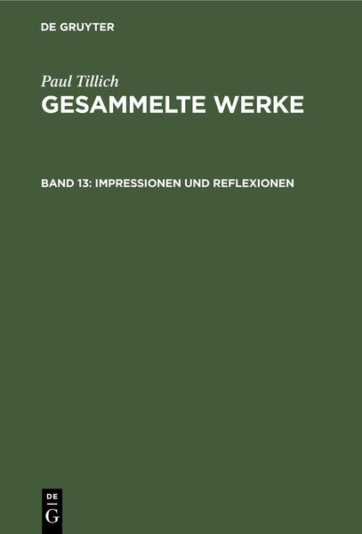 Produktbild: Impressionen und Reflexionen