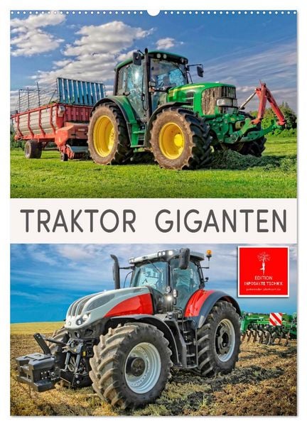 Produktbild: Traktor Giganten (Wandkalender 2026 DIN A2 hoch), CALVENDO Monatskalender