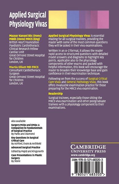Produktbild: Applied Surgical Physiology Vivas