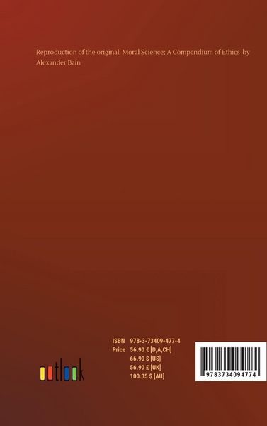 Produktbild: Moral Science; A Compendium of Ethics