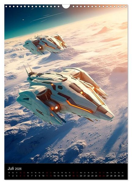 Produktbild: Per Anhalter durch den Alpha Quadranten (Wandkalender 2026 DIN A3 hoch), CALVENDO Monatskalender