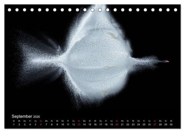 Produktbild: Ballistik Highspeed Fotos (Tischkalender 2026 DIN A5 quer), CALVENDO Monatskalender