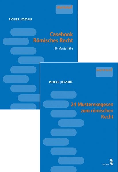 Produktbild: Kombipaket Casebook R&ouml;misches Recht und 24 Musterexegesen zum r&ouml;mischen Recht