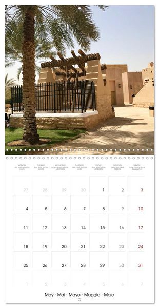 Produktbild: Kingdom of Saudi Arabia Riyadh and Jeddah (Wall Calendar 2026 12 &times; 12 Inch) CALVENDO 12 Month Wall Calendar