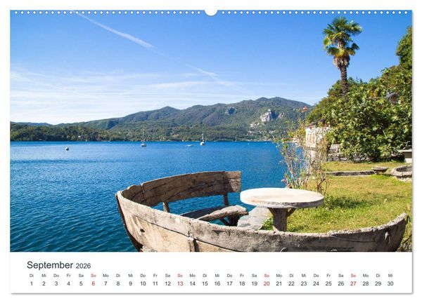 Produktbild: Mediterraneo - Lago di Como, Lago Maggiore, Lago d'Orta (Wandkalender 2026 DIN A2 quer), CALVENDO Monatskalender