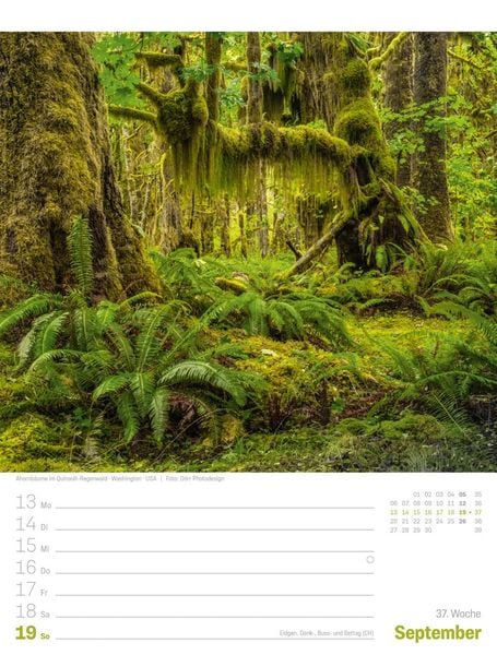 Produktbild: Planet Erde Wochenplaner Kalender 2027 | Landschaften der Welt