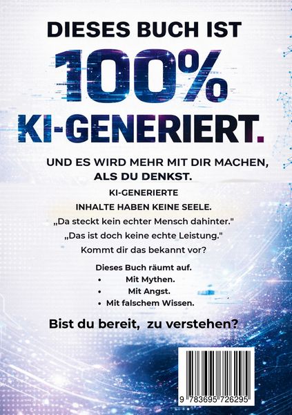 Produktbild: K&uuml;nstliche Intelligenz - Dieses Buch ist 100% KI-generiert