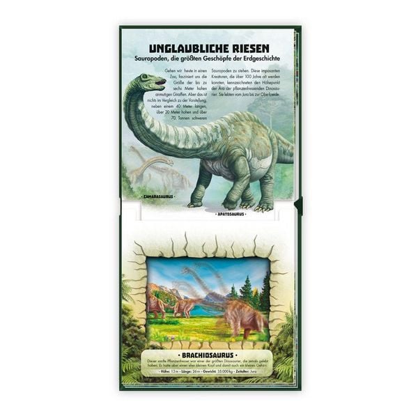 Produktbild: TR&Ouml;TSCH - Kinderbuch Dinosaurier in unglaublichen beweglichen Bildern