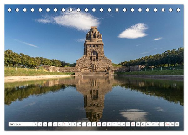 Produktbild: Die deutschen Bundesl&auml;nder - Sachsen (Tischkalender 2026 DIN A5 quer), CALVENDO Monatskalender