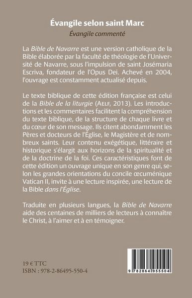 Produktbild: Evangile selon saint marc