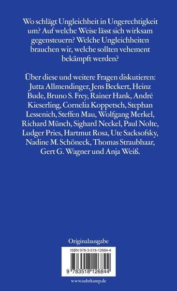 Produktbild: (Un-)Gerechte (Un-)Gleichheiten