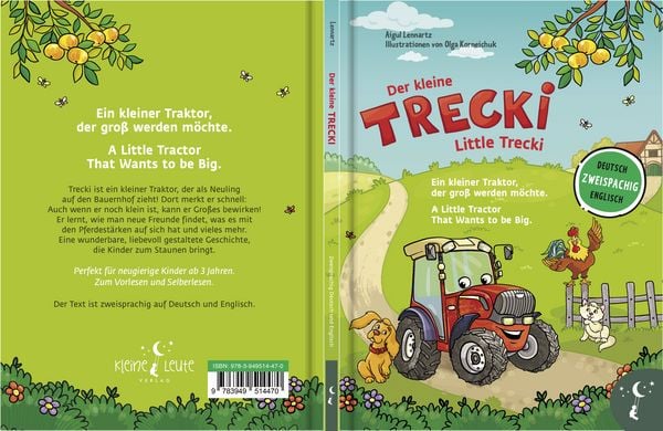 Produktbild: Der kleine Trecki – Ein kleiner Traktor, der groß werden möchte – Little Trecki – A Little Tractor That Wants to be Big