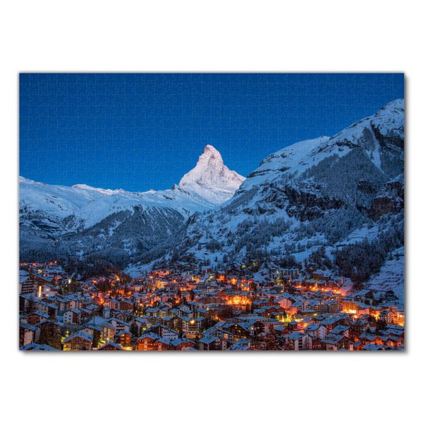 Produktbild: Lais Puzzle Zermatt am fr&uuml;hen Morgen mit Matterhorn 1000 Teile