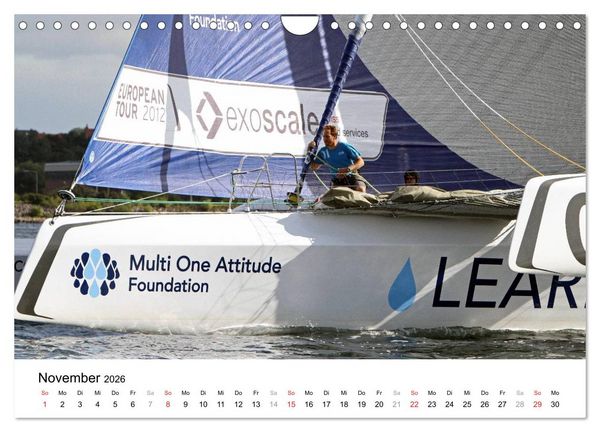 Produktbild: Gigantische Segel-Trimarane (Wandkalender 2026 DIN A4 quer), CALVENDO Monatskalender