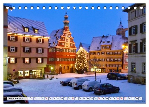 Produktbild: S&uuml;ddeutschland im Fokus (Tischkalender 2026 DIN A5 quer), CALVENDO Monatskalender