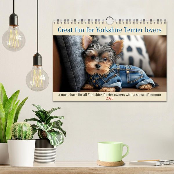 Produktbild: Great fun for Yorkshire Terrier lovers (Wall Calendar 2026 DIN A4 landscape), CALVENDO 12 Month Wall Calendar