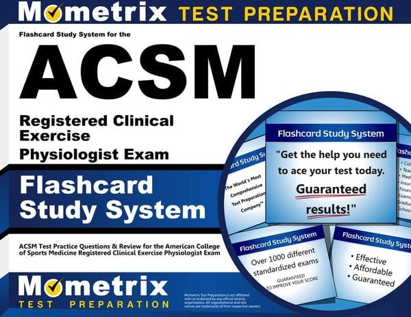 Produktbild: Flashcard Study System for the ACSM Registered Clinical Exercise Physiologist Exam