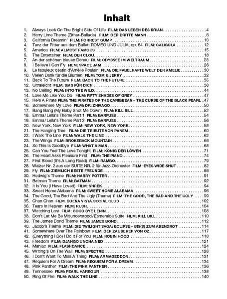 Produktbild: 50 Filmhits f&uuml;r Gitarre