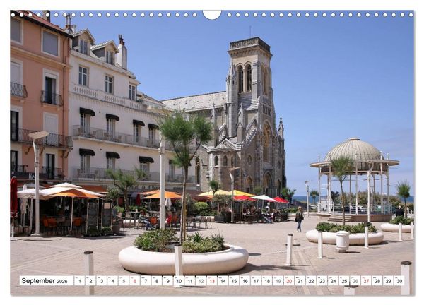Produktbild: Biarritz (Wandkalender 2026 DIN A3 quer), CALVENDO Monatskalender
