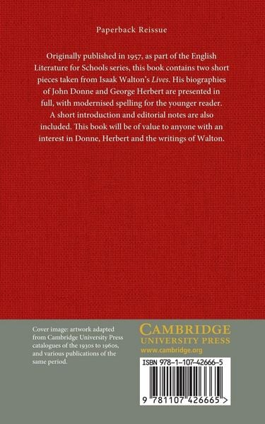 Produktbild: Lives of Donne and Herbert